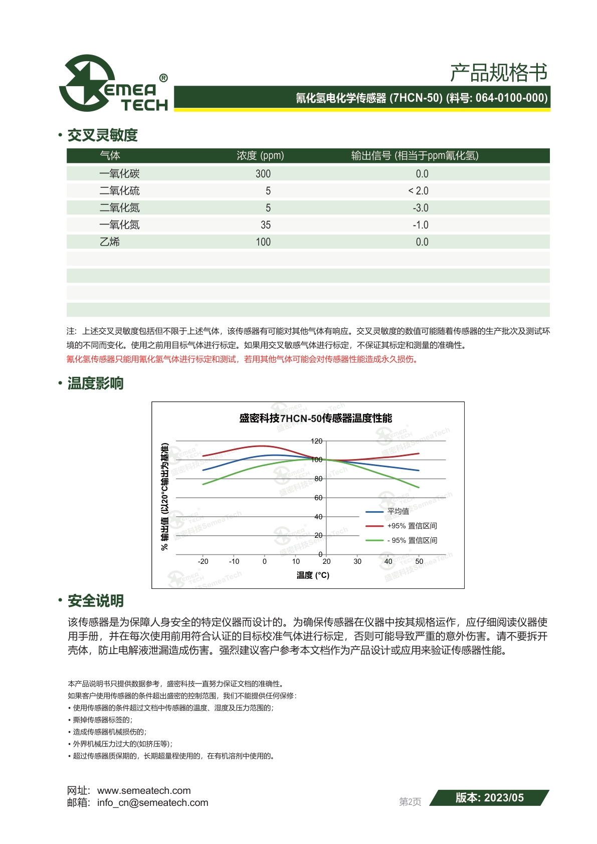 盛密-7HCN-50说明书